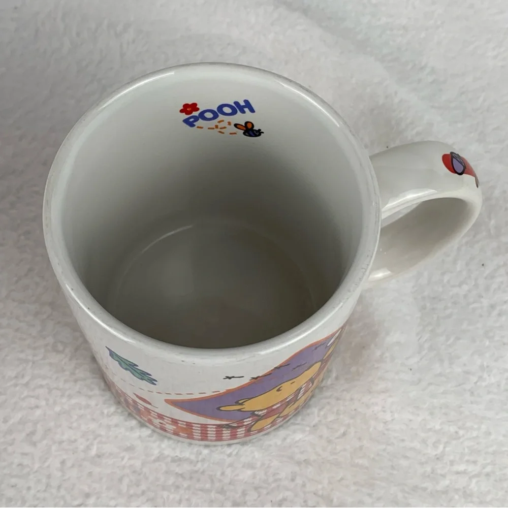 Vintage Disney Winnie The Pooh Mug Cup Ceramic “Just Pooh” Coffee‎ Tea Cup